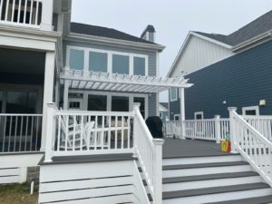 Eastern Shore Porch Patio Pergola Installation