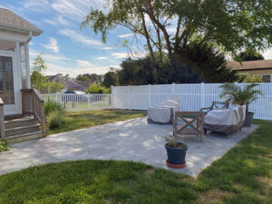 Vinyl Fencing in Ocean City eastern shore porch and patio