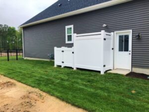 Benefits of Vinyl Trash Enclosures eastern shore porch and patio