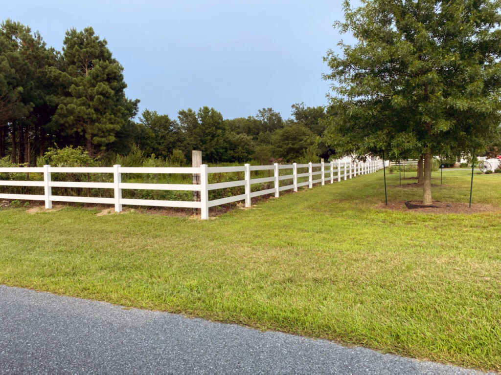Ranch Rail Fence in Selbyville, DE eastern shore porch & patio