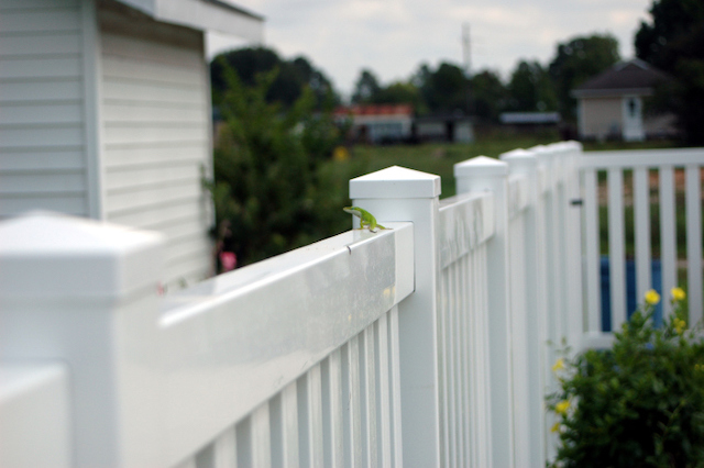 Vinyl Fence Railings in Dagsboro, DE eastern shore porch & patio