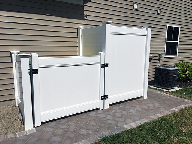 Vinyl Trash Enclosures in Ocean City, MD eastern shore porch & patio