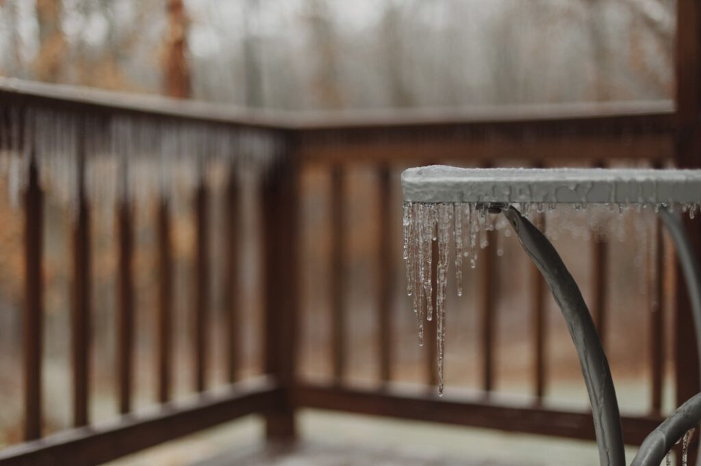 Removing Ice and Snow from Your Composite Deck eastern shore porch & patio
