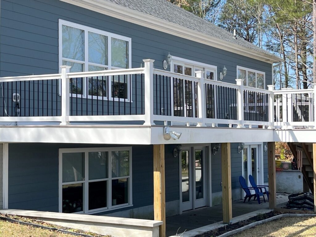 6 Tips for Composite Deck Placement eastern shore porch & patio